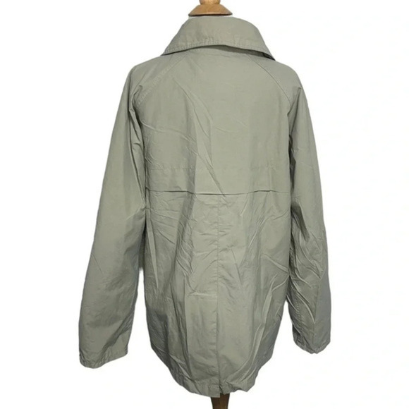 totes ISOTONER Womens Lightweight Casual Trench Coat Khaki Size L - Picture 5 of 7